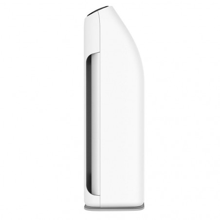 Purificator de aer atractiv Oberon 320, 80W, Pana la 60 m², 320 m³/h, 3 viteze, Wi-Fi, Ponizare, Senzori inteligenti, Telecomandă, Ecran tactil, Alb/Negru