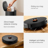 Aspirator robot Xiaomi LYDSTO R1 Pro, 50W, Li-ion 5200 mAh, 3000 Pa, Wi-Fi, Umed / uscat, Autogolire, Autonomie pana la 200 min, Negru
