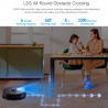 Aspirator robot Xiaomi LYDSTO R1 Pro, 50W, Li-ion 5200 mAh, 3000 Pa, Wi-Fi, Umed / uscat, Autogolire, Autonomie pana la 200 min, Negru