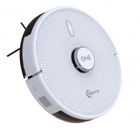 Aspirator robot MAGNUM ONE, Li-Ion 2600 mAh, 30 W, 2700 Pa, Curatare uscata si umeda, Filtrare în 3 etape, Wi-Fi, Control vocal, Alb