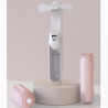 Ventilator, lanterna si baterie portabila 3in1 Thermo Xiaomi, 4x3.3x12 cm, Alb