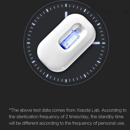 Aparat automat de dezinfectare Xiaomi Xiaoda, Li-Ion 3600 mAh, Lumină UV și ozon, 99,9% sterilizare, indicatori LED, alb