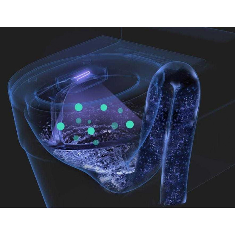 Aparat automat de dezinfectare Xiaomi Xiaoda, Li-Ion 3600 mAh, Lumină UV și ozon, 99,9% sterilizare, indicatori LED, alb