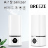 Umidificator de aer si sterilizator 2in1 Atractiv BREEZE, Pana la 40 m², 8 l, 360ml/h, 3 trepte, Ecran tactil, Ceata de apa si sterilizare, Alb