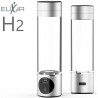 Sticla pentru apa portabila cu hidrogen Elixir, 1.2W, Baterie 1800 mAh, 260 ml, Afisaj OLED, Incarcare USB, Argintiu