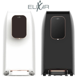 Aparat pentru purificarea si incalzirea apei de la robinet ELIXIR, 2100W, 38-99°C, Osmoza inversa, Imbogatire minerala, Negru