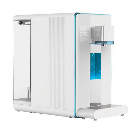 Aparat pentru purificarea, incalzirea si racirea apei de la robinet ELIXIR Pro, 2200W, 30l/h, 38-99°C, 6 trepte de incalzire, Osmoza, UVC, Hidrogen, Alb