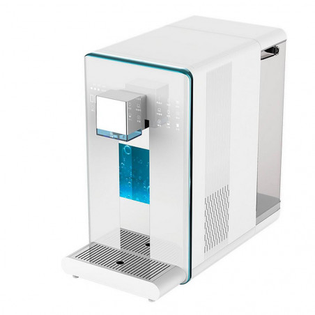 Aparat pentru purificarea, incalzirea si racirea apei de la robinet ELIXIR Pro, 2200W, 30l/h, 38-99°C, 6 trepte de incalzire, Osmoza, UVC, Hidrogen, Alb