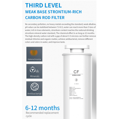 Aparat pentru purificarea, incalzirea si racirea apei de la robinet ELIXIR Pro, 2200W, 30l/h, 38-99°C, 6 trepte de incalzire, Osmoza, UVC, Hidrogen, Alb