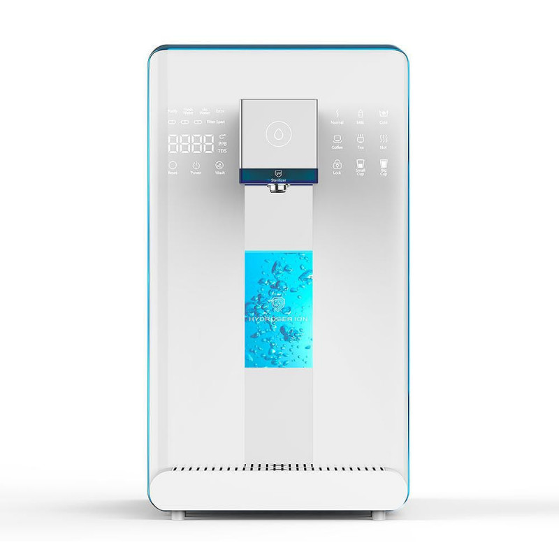 Aparat de purificare, incalzire si racire a apei de la robinet Elixir, 2200W, 38-99°C, Osmoza inversa, , Sistem continuu, Alb