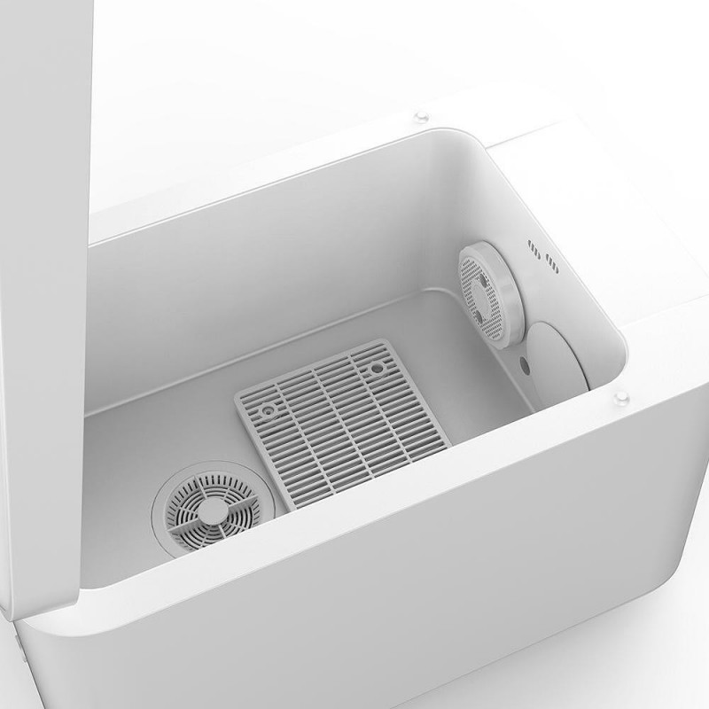 Purificator de alimente si apa Elixir, 72W, 9 L, Afisaj digital, 3 trepte, Control prin ecran tactil, 6 procese inteligente, Alb