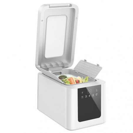 Purificator de alimente si apa Elixir, 72W, 9 L, Afisaj digital, 3 trepte, Control prin ecran tactil, 6 procese inteligente, Alb