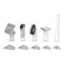 Aparat grooming animale de companie NEAKASA P2 Pro, 400W, 10500 Pa, 2 L, 5 duze, 3 trepte de aspiratie, Alb