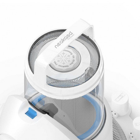 Aparat grooming animale de companie NEAKASA P2 Pro, 400W, 10500 Pa, 2 L, 5 duze, 3 trepte de aspiratie, Alb