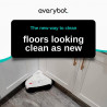 Robot curatare podele Everybot TS300, 27W, 300 ml, Umeda/uscata, Autonomie pana la 200 min, 6 moduri, Senzor anti-cadere/coliziune, Alb