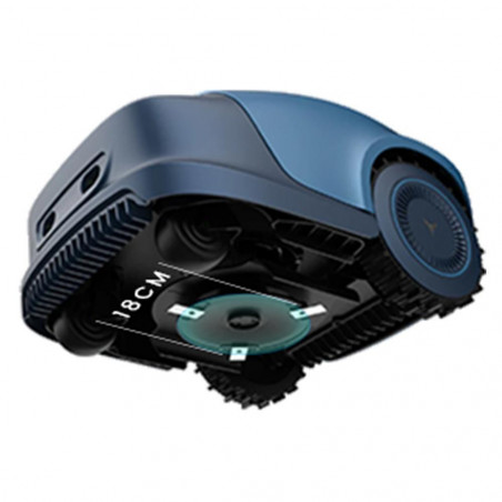 Robot de tuns gazon/iarba HOOKII Neomow S, Pentru până la 1000 m², 60 dB, Wi-Fi, 4G, Bluetooth, Autonomie pana la 120 min, Albastru