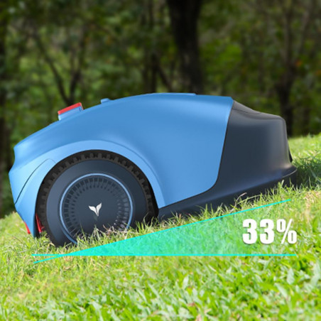 Robot de tuns gazon/iarba HOOKII Neomow S, Pentru până la 1000 m², 60 dB, Wi-Fi, 4G, Bluetooth, Autonomie pana la 120 min, Albastru