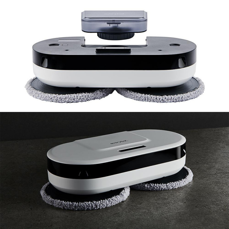 Robot curatare podele Everybot EDGE 2 RS350, 27W, 210 ml, Umeda/uscata, Autonomie pana la 200 min, 7 moduri, Senzor anti-cadere/coliziune, Alb
