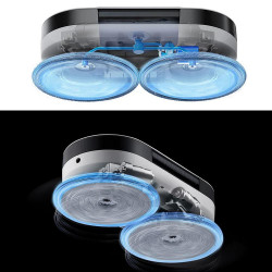 Robot curatare podele Everybot EDGE 2 RS350, 27W, 210 ml, Umeda/uscata, Autonomie pana la 200 min, 7 moduri, Senzor anti-cadere/coliziune, Alb