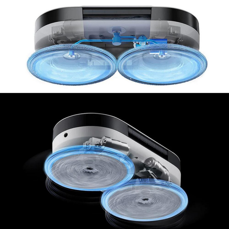 Robot curatare podele Everybot EDGE 2 RS350, 27W, 210 ml, Umeda/uscata, Autonomie pana la 200 min, 7 moduri, Senzor anti-cadere/coliziune, Alb