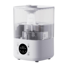 Umidificator de aer Xiaomi Lydsto F100S, 25W, 2,5 L, 3 trepte, 200 ml / h, Afisaj, Mod noapte, Timer, Alb