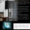 Dozator purificare apa, racire, incalzire si carbogazare ELIXIR Go, 2250W, Incalzire 18 l/h, Racire 3 l/h, Carbogazare, Filtrare in mai multe etape, Wi-Fi, Negru