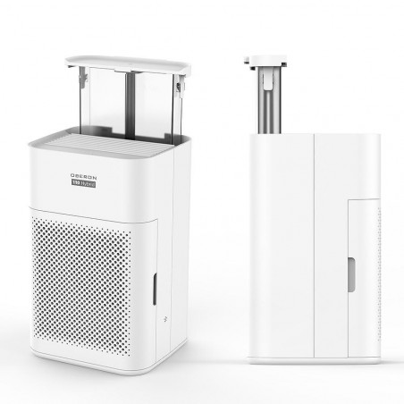 Purificator de aer si umidificator 2in1 Oberon 110 HYBRID, 21W, Pana la 15 m², 110 m³/h, Wi-Fi, 3 viteze, Filtru de carbon, Mod de noapte, Timer, Alb