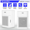 Purificator de aer si umidificator 2in1 Oberon 110 HYBRID, 21W, Pana la 15 m², 110 m³/h, Wi-Fi, 3 viteze, Filtru de carbon, Mod de noapte, Timer, Alb