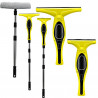 Aspirator de geamuri Attractive Luna 100 Pro, Baterie Li-ion 2AH, 50 ml, Autonomie pana la 30 min, Galben/Negru