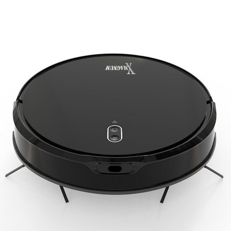Aspirator robot MAGNUM X, 40 W, 3000 Pa, Curatare uscata si umeda, Filtrare în 3 etape, Wi-Fi, Functie de programare, Negru
