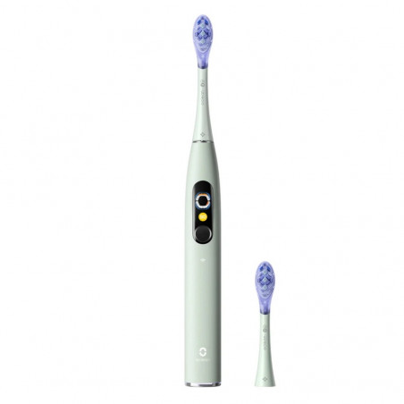 Periuta de dinti electrica Oclean X Ultra 20, Asistent vocal AI, 84000 rpm, Wi-Fi, Bluetooth, Ecran tactil, Autonomie de pana la 40 zile, Verde