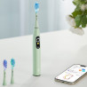 Periuta de dinti electrica Oclean X Ultra 20, Asistent vocal AI, 84000 rpm, Wi-Fi, Bluetooth, Ecran tactil, Autonomie de pana la 40 zile, Verde