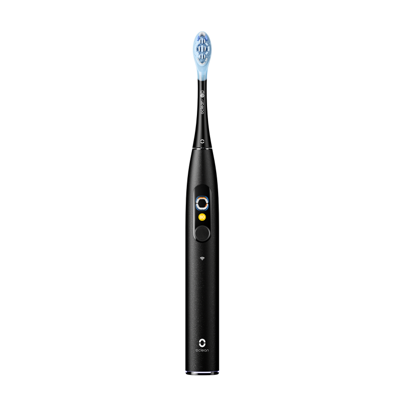 Periuta de dinti electrica Oclean X Ultra 20 S, 84000 rpm, AI, Senzori inteligenti, Bluetooth, Wi-Fi, Adaptare la tratamentul ortodontic, LED, 3 capete, Negru