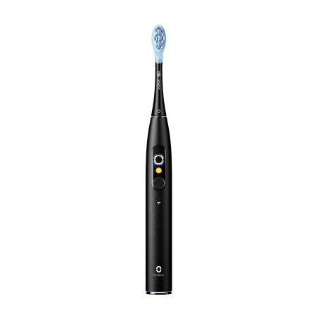 Periuta de dinti electrica Oclean X Ultra 20 S, 84000 rpm, AI, Senzori inteligenti, Bluetooth, Wi-Fi, Adaptare la tratamentul ortodontic, LED, 3 capete, Negru