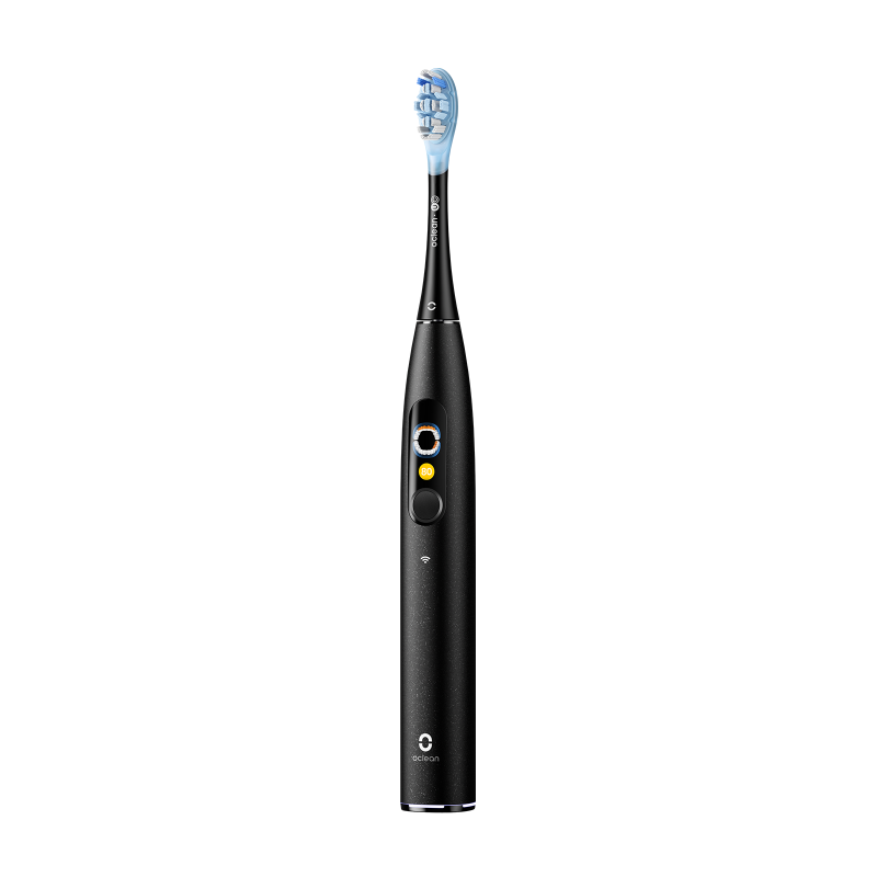 Periuta de dinti electrica Oclean X Ultra 20 S, 84000 rpm, AI, Senzori inteligenti, Bluetooth, Wi-Fi, Adaptare la tratamentul ortodontic, LED, 3 capete, Negru