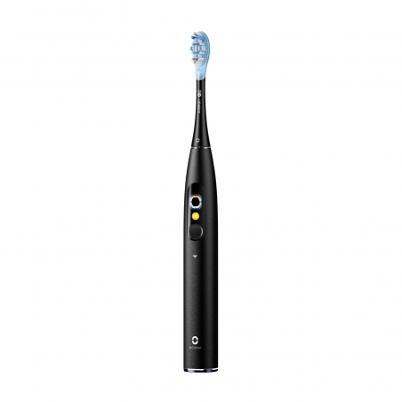 Periuta de dinti electrica Oclean X Ultra 20 S, 84000 rpm, AI, Senzori inteligenti, Bluetooth, Wi-Fi, Adaptare la tratamentul ortodontic, LED, 3 capete, Negru