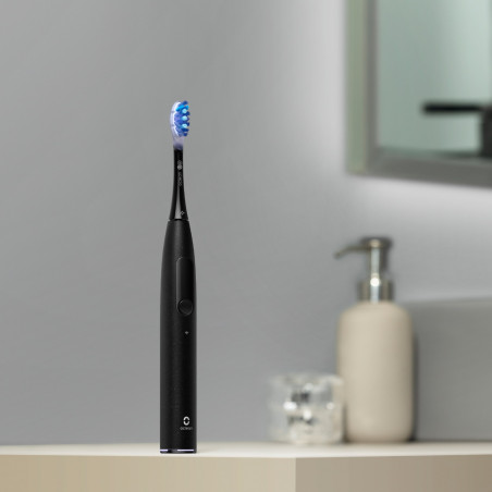 Periuta de dinti electrica Oclean X Ultra 20 S, 84000 rpm, AI, Senzori inteligenti, Bluetooth, Wi-Fi, Adaptare la tratamentul ortodontic, LED, 3 capete, Negru