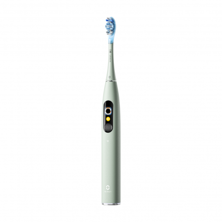 Periuta de dinti electrica Oclean X Ultra 20 S, 84000 rpm, AI, Senzori inteligenti, Bluetooth, Wi-Fi, Adaptare la tratamentul ortodontic, LED, 3 capete, Verde