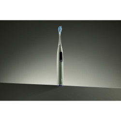 Periuta de dinti electrica Oclean X Ultra 20 S, 84000 rpm, AI, Senzori inteligenti, Bluetooth, Wi-Fi, Adaptare la tratamentul ortodontic, LED, 3 capete, Verde
