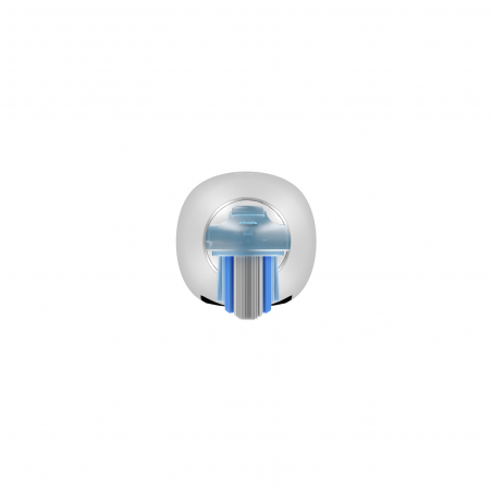 Periuță de dinți electrică Oclean X Pro 20 Set, AI, Maglev 4.0, 84000 RPM, Wi-Fi, FlexFit, IPX7, alertă de zonă ratată, autonomie 40 de zile, husă, alb