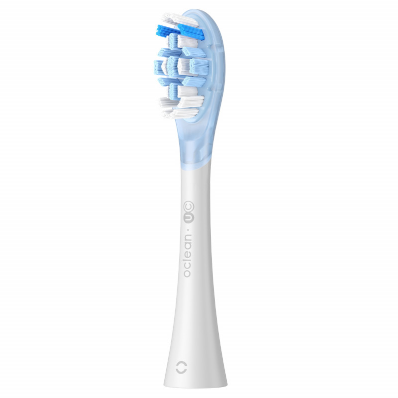 Set 2 capete de schimb pentru periutele de dinti Oclean Ultra Clean, Hard, Deep Cleaning, DuPont, FlexFit, Alb