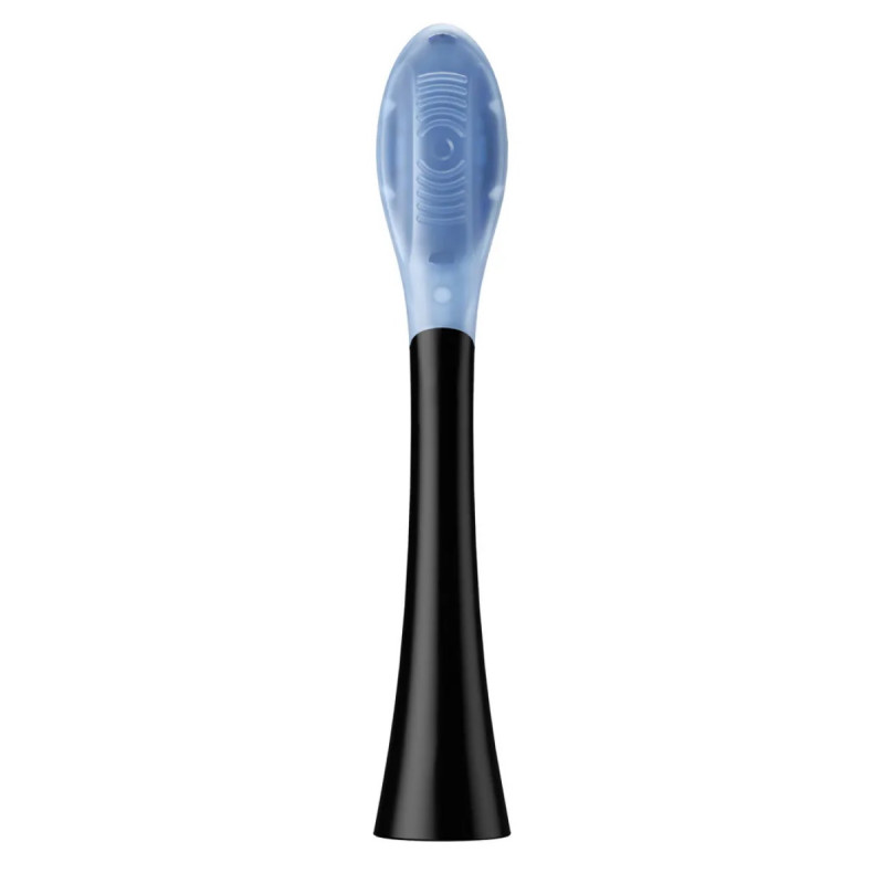 Set 2 capete de schimb pentru periutele de dinti Oclean Ultra Clean, Hard, Deep Cleaning, DuPont, FlexFit, Negru