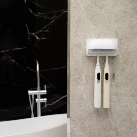 Sterilizator periute de dinti Oclean S1, 0.7W, Mod automat, 1000 mAh, 99.9% eficienta, Autonomie 20 zile, USB-C, Alb