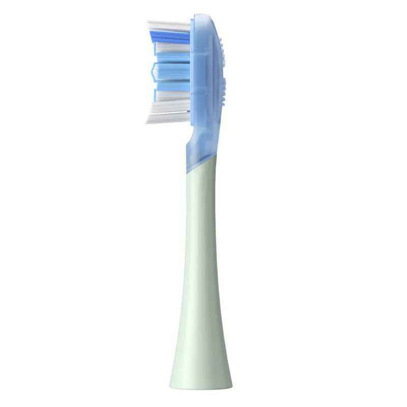 Set 2 capete de schimb pentru periutele de dinti Oclean Ultra Clean, Hard, Deep Cleaning, DuPont, FlexFit, Verde