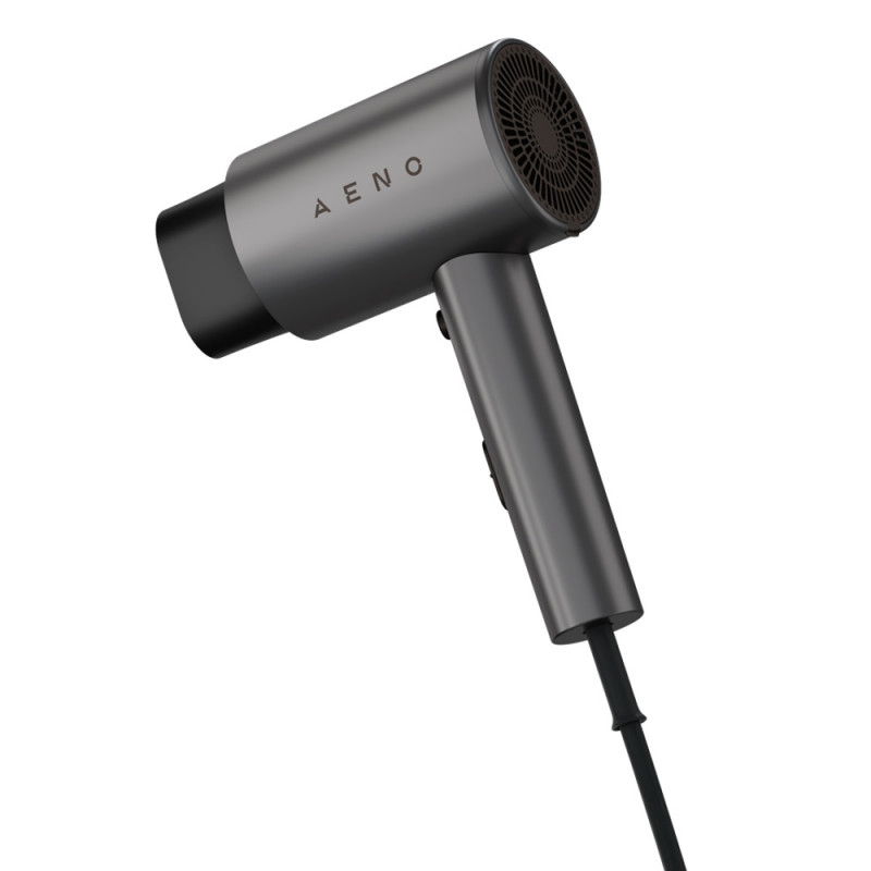 Uscator de par AENO AHD0002, 2000W, 3 trepte, Cool shot, Maner pliabil, Concentrator, Ionizare, 67 dB, Gri