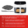 Instant Pot Vortex Plus Clearcook Hot Air Fryer 140319601, 1700W, 5.7L, 6 programe, 35-205C, iluminare interioară, alb