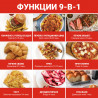 Instant Pot Vortex Plus Oven 140410101, 1700W, 13 l, 8 programe, Până la 205C, EvenCrisp, Negru