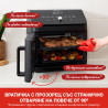 Instant Pot Vortex Plus Oven 140410101, 1700W, 13 l, 8 programe, Până la 205C, EvenCrisp, Negru