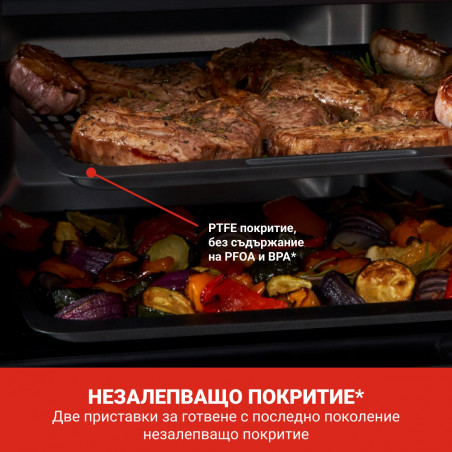 Instant Pot Vortex Plus Oven 140410101, 1700W, 13 l, 8 programe, Până la 205C, EvenCrisp, Negru