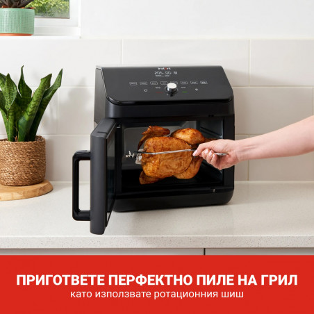 Instant Pot Vortex Plus Oven 140410101, 1700W, 13 l, 8 programe, Până la 205C, EvenCrisp, Negru